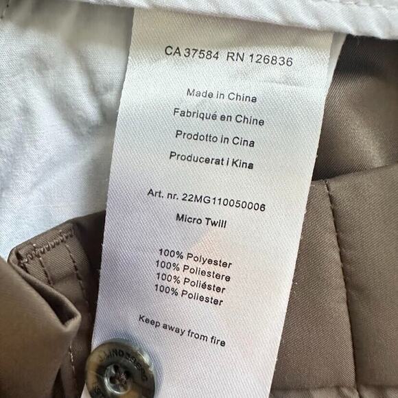 J.Lindeberg Brown Micro Twill Straight Golf Pant Mens Size 34x34 Regular Fit - Picture 5 of 8